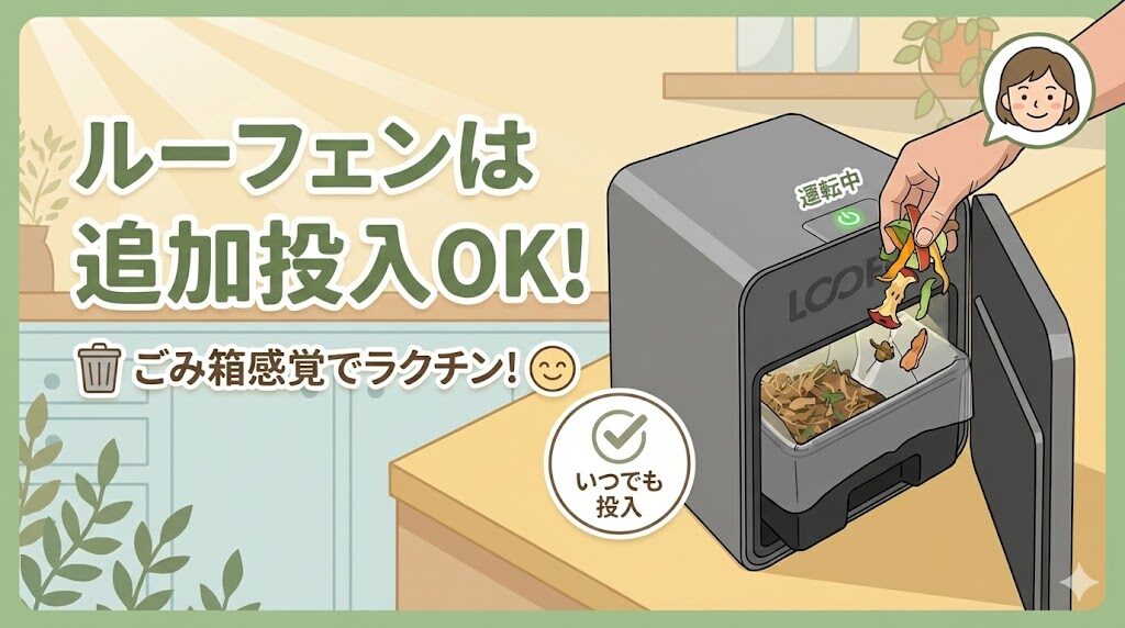 ルーフェンは追加投入できる！