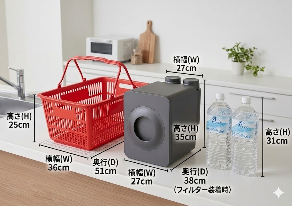 ルーフェンのサイズイメージ