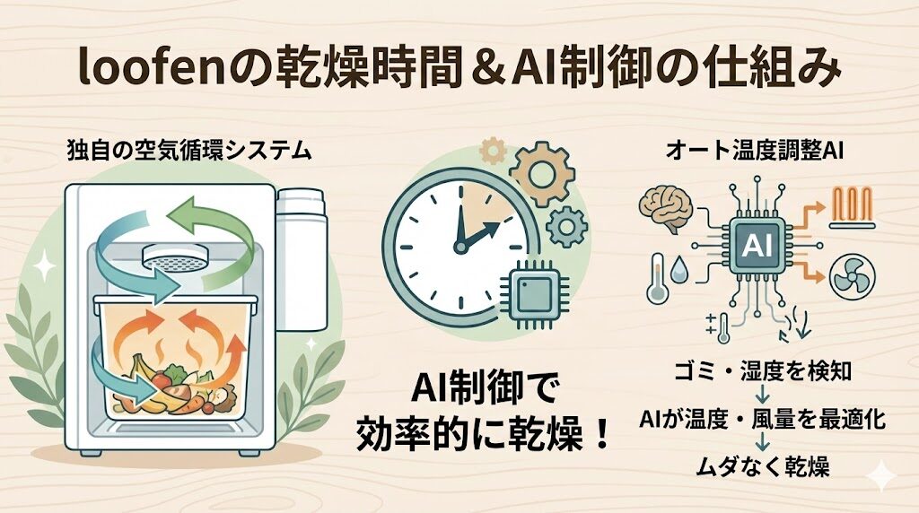 ルーフェンは何時間で乾く？乾燥時間とAI制御の仕組み