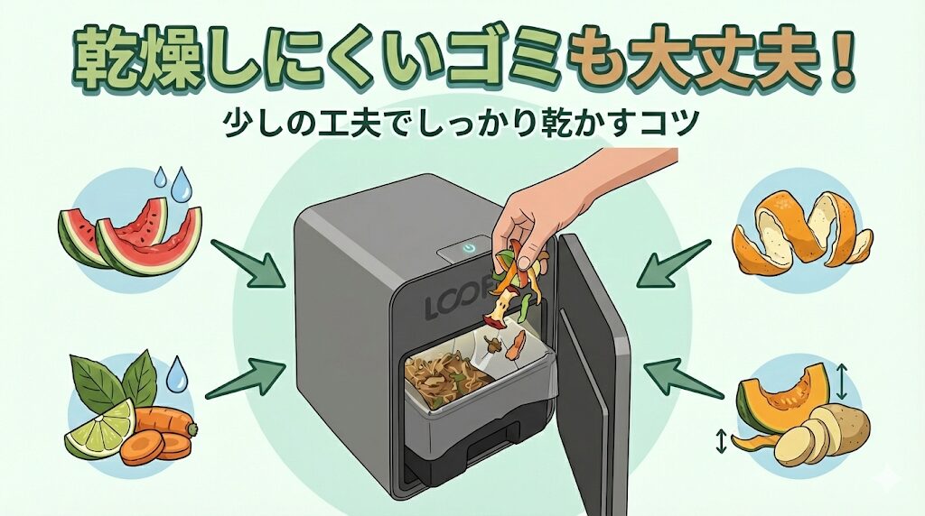 乾燥しにくいゴミも大丈夫！少しの工夫でしっかり乾かすコツ