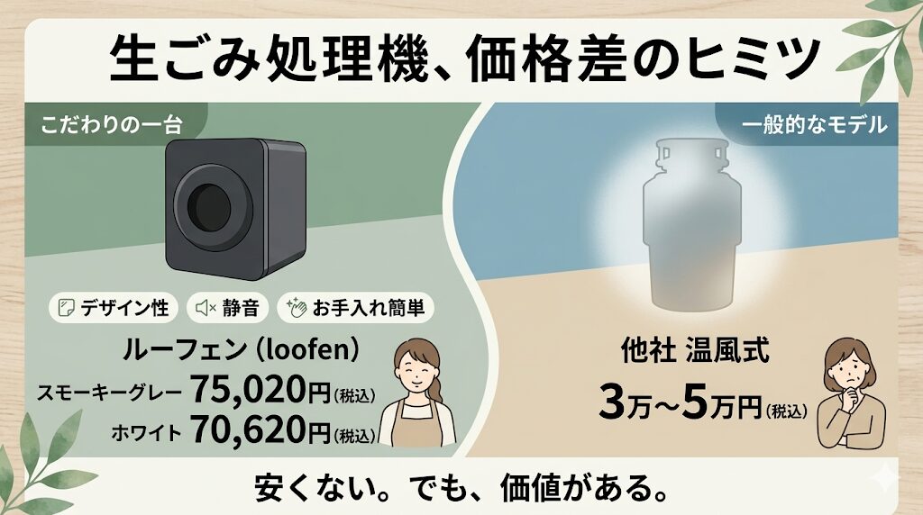 本体価格が他社に比べて高い