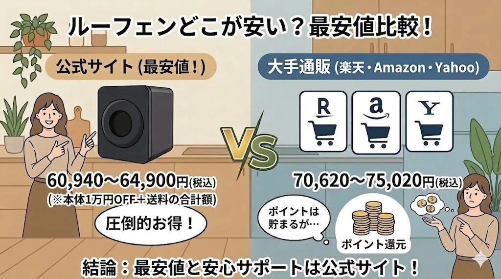 ルーフェンを安く買う方法!ショップ別最安値を比較