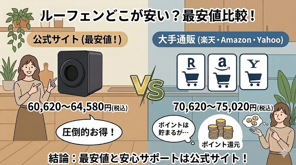 ルーフェンを安く買う方法！ショップ別最安値を比較