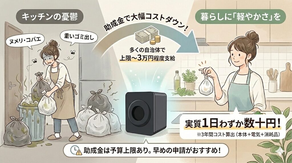 助成金の利用で実質価格が驚く安くなる