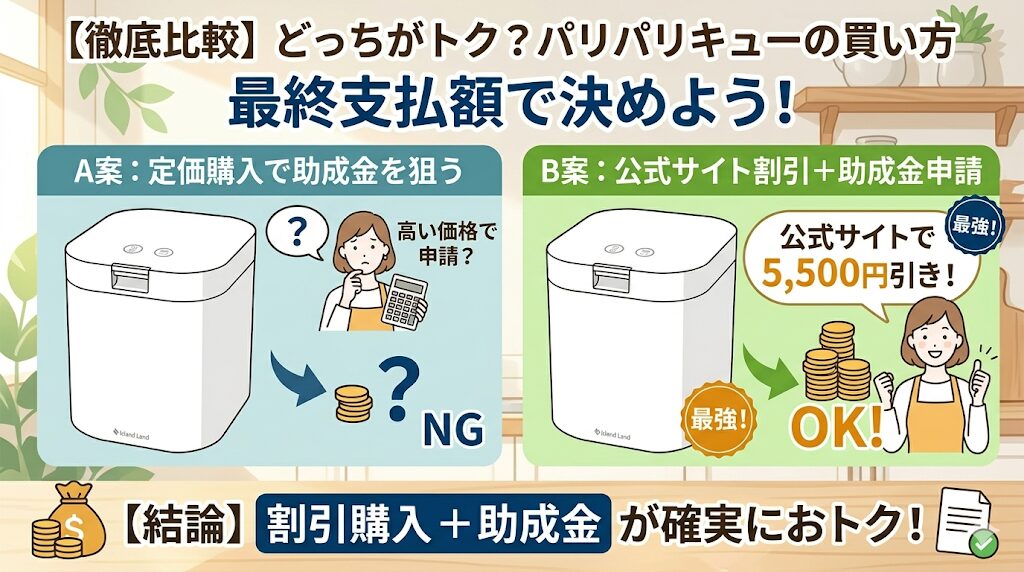 【検証】助成金は「支払い額」に連動！それならあえて定価で買ったほうがトク？