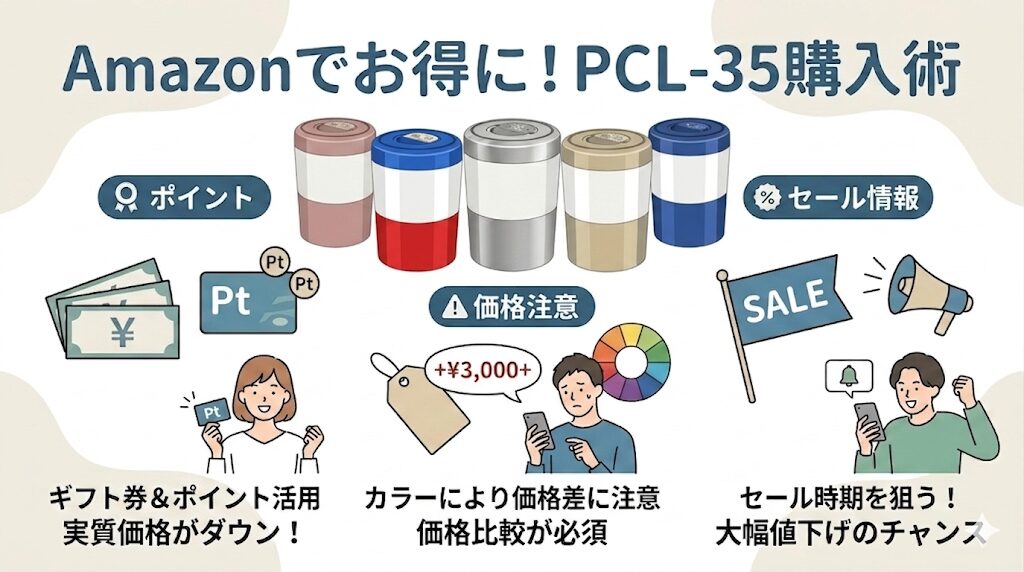 【ポイント】ギフト券やポイントを活用して実質価格を安くするなら「Amazon」