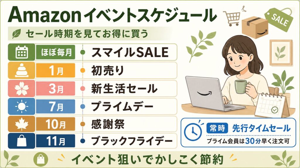 Amazonイベントスケジュール