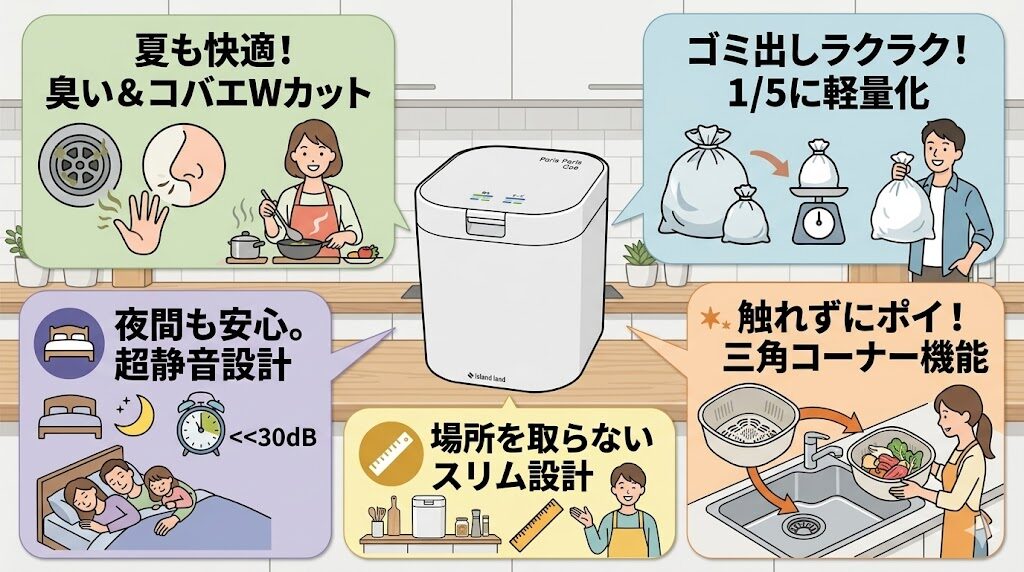 パリパリキュー(PPC-11)の良い口コミ(メリット)
