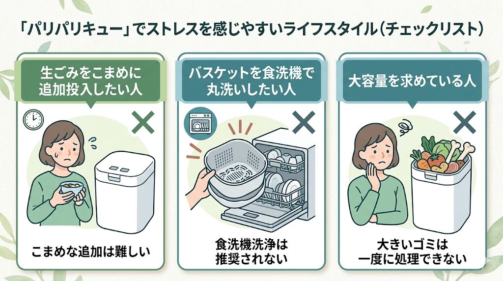 パリパリキュー(PPC-11)が合わない人
