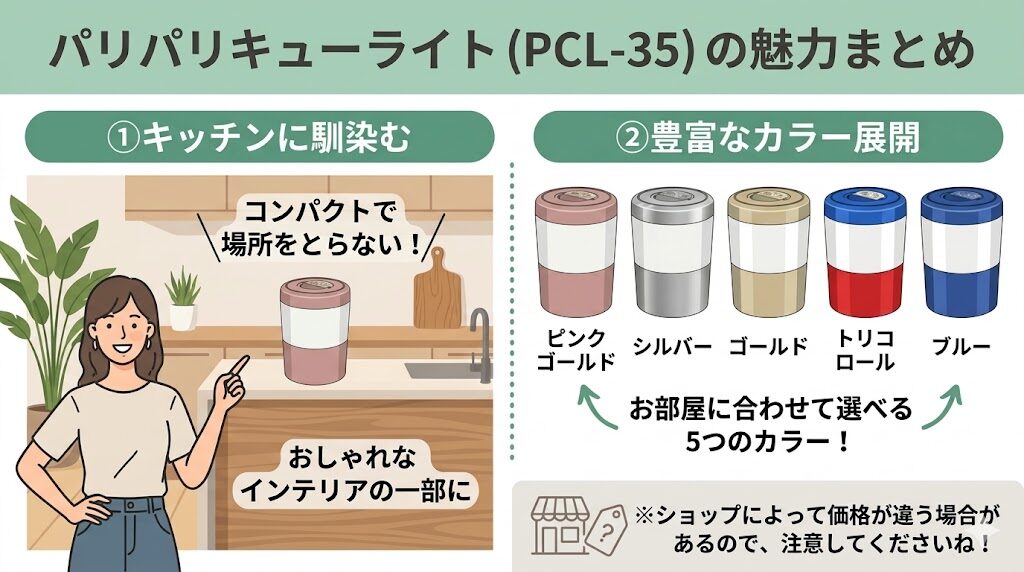 キッチンに馴染むおしゃれなデザイン