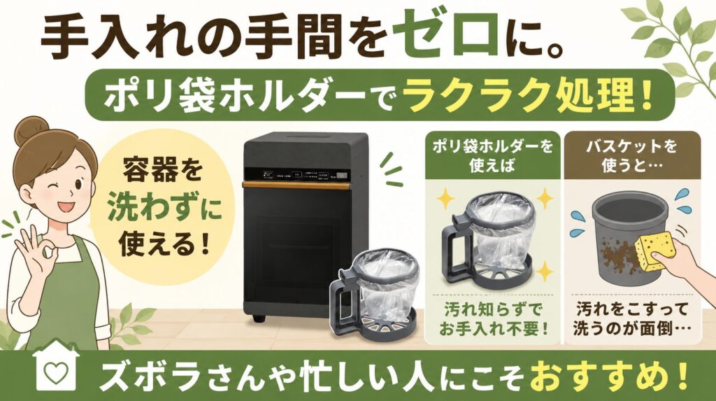手入れの面倒さをゼロにしたい人