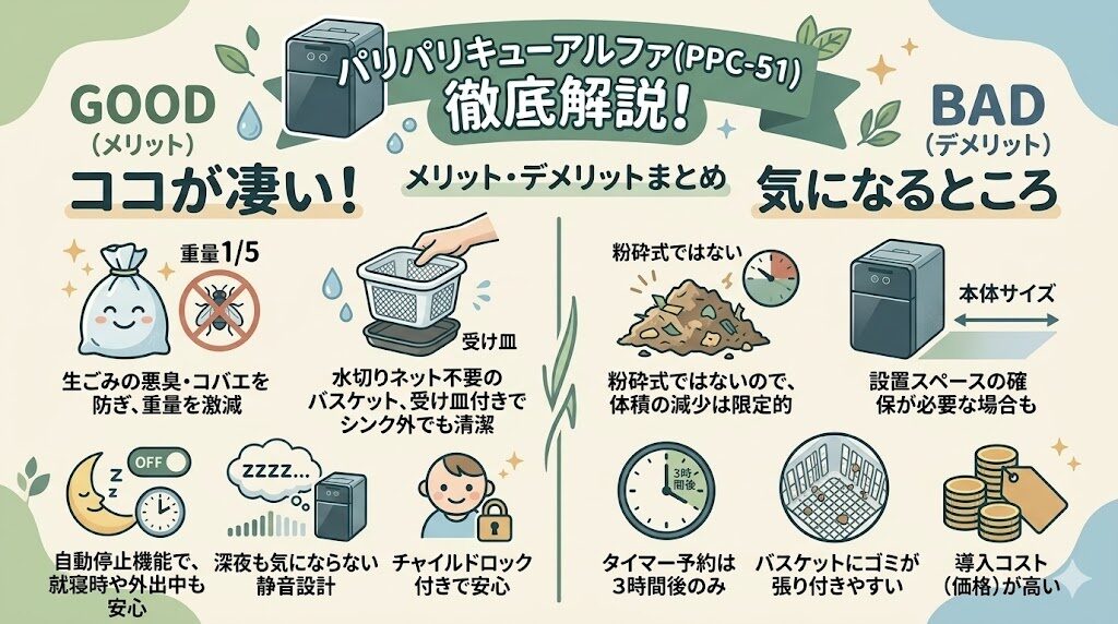 パリパリキューアルファ(PPC-51)の口コミ