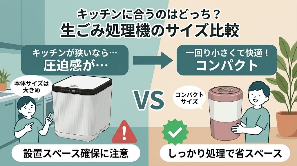 キッチンが小さめな人