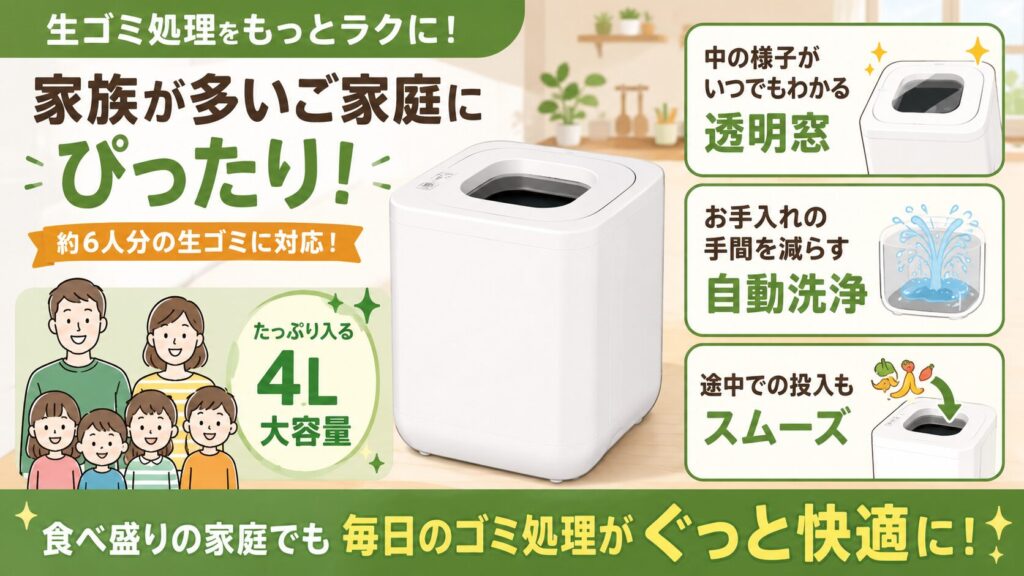 家族が多く、便利機能を重視する人は「ギュット」