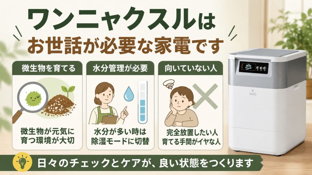 バイオ材の管理をしたくない人