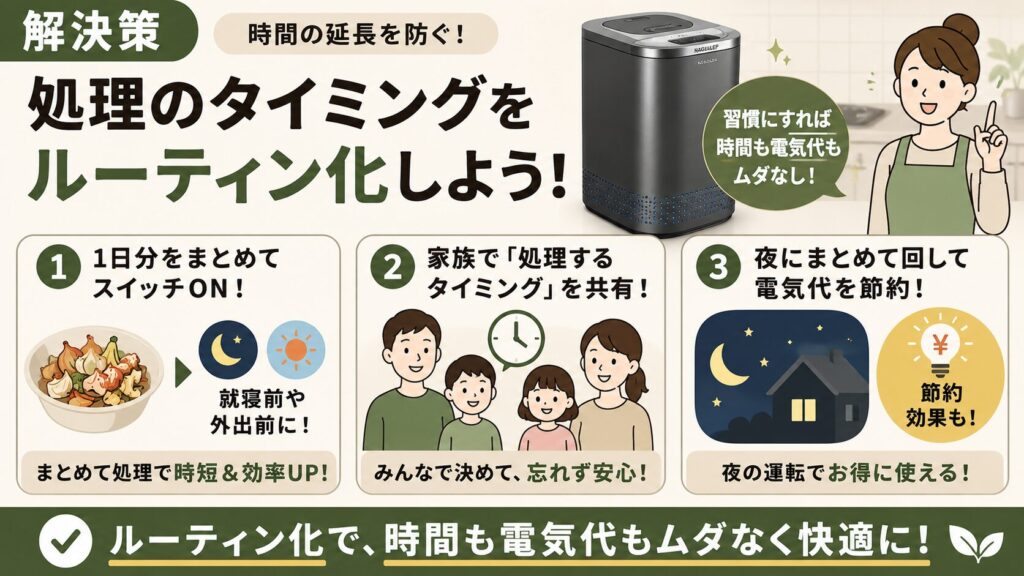 解決策：処理のタイミングをルーティン化する