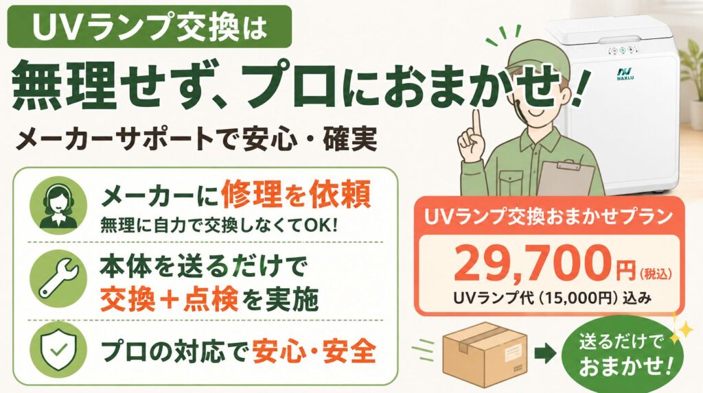 解決策：無理に自力で交換せずメーカーサポートを頼る