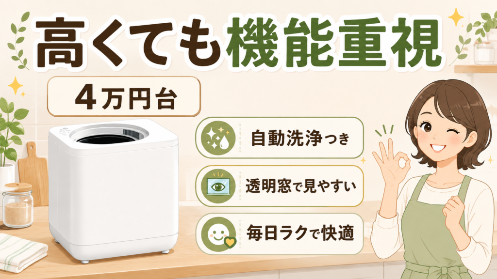 価格よりも機能性を追求したい
