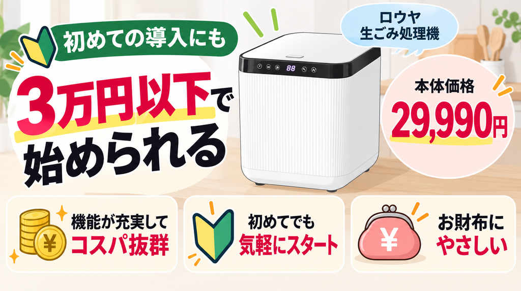 初期費用を3万円以下に抑えたい人
